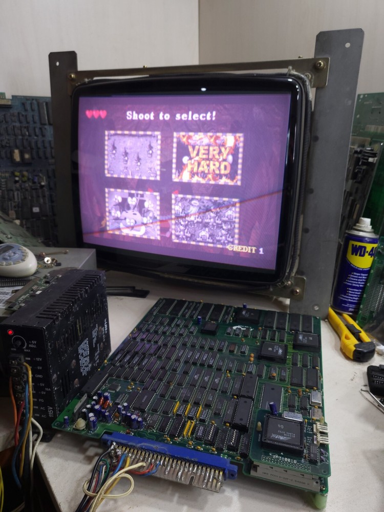 ZERO POİNT ARCADE PCB JAMMA TESTED WORKING