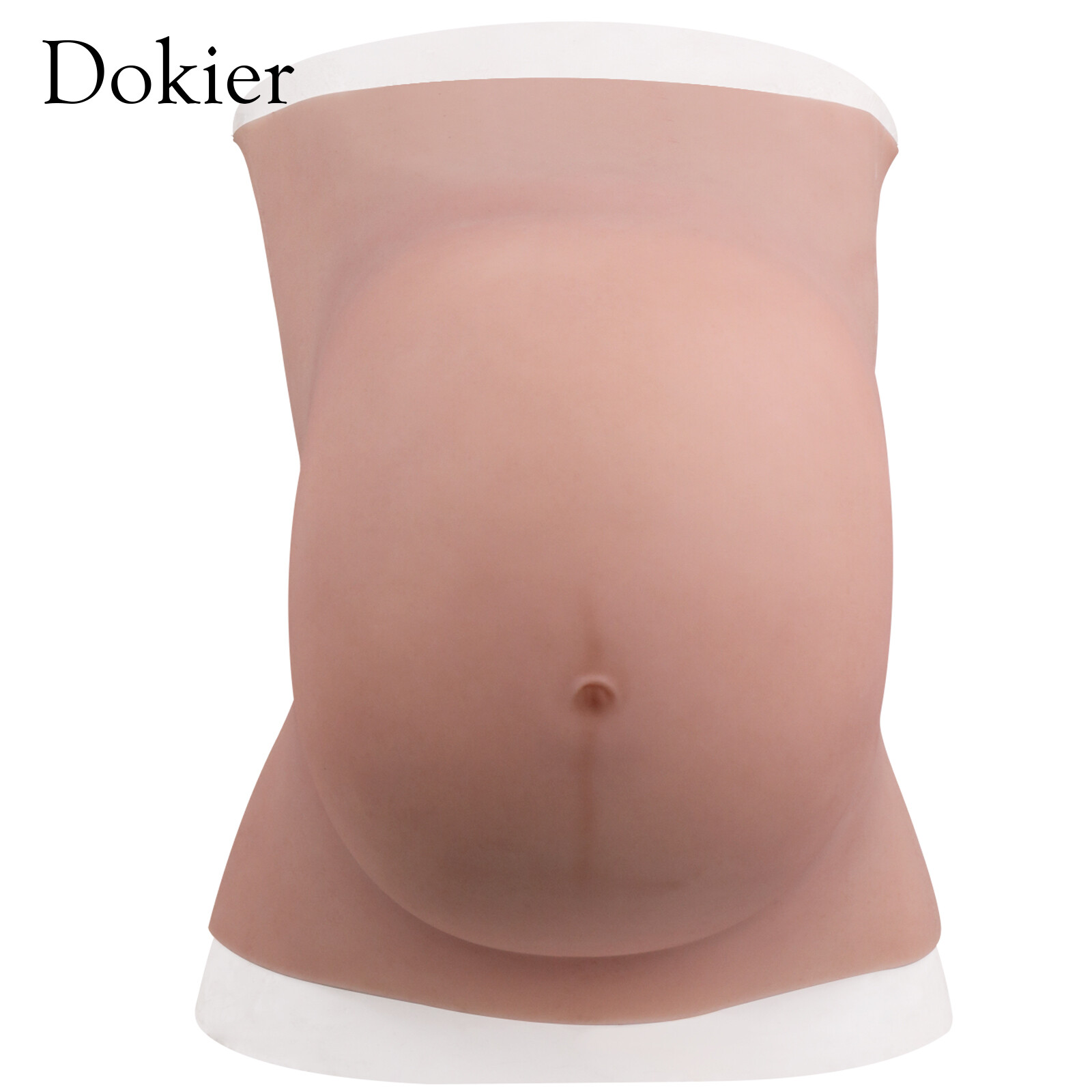 Dokier Realistic Silicone Bellies Fake Pregnant Belly Bellies 6 Months 9 Months