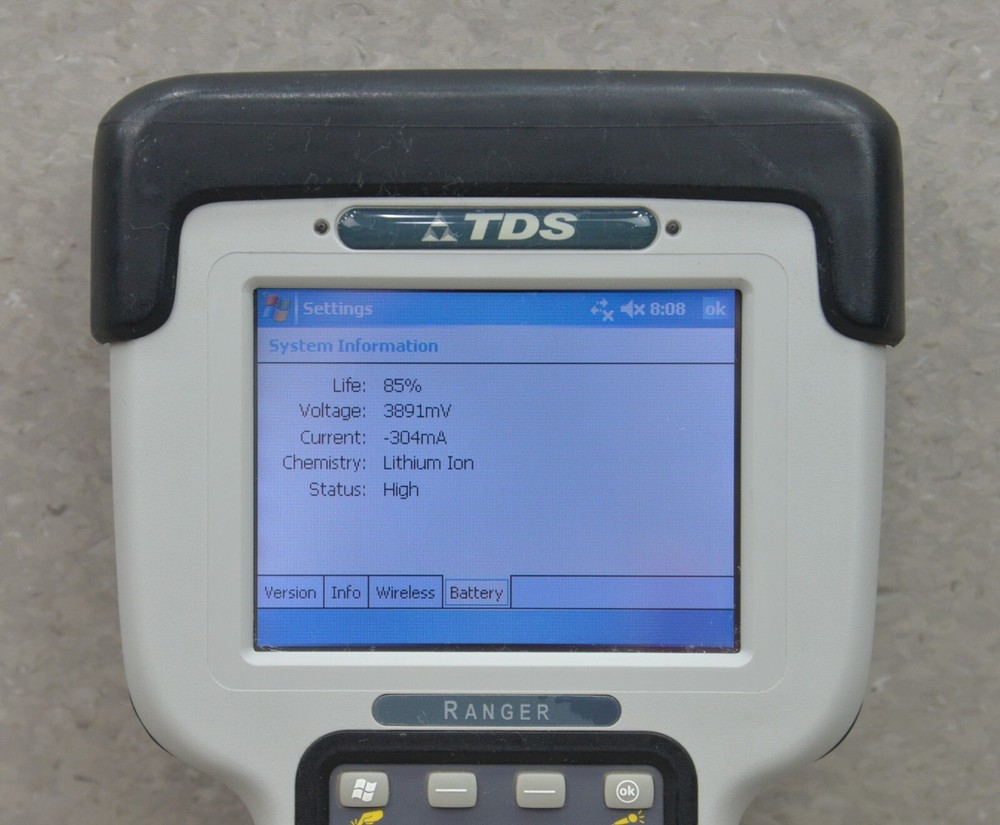 TDS Ranger X Series Handheld Computer Data Collector W/ Accessories