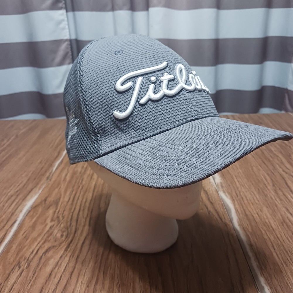 Titleist Hat Cap Snapback Gray White Script Big Dogs Challenge Julliette Falls