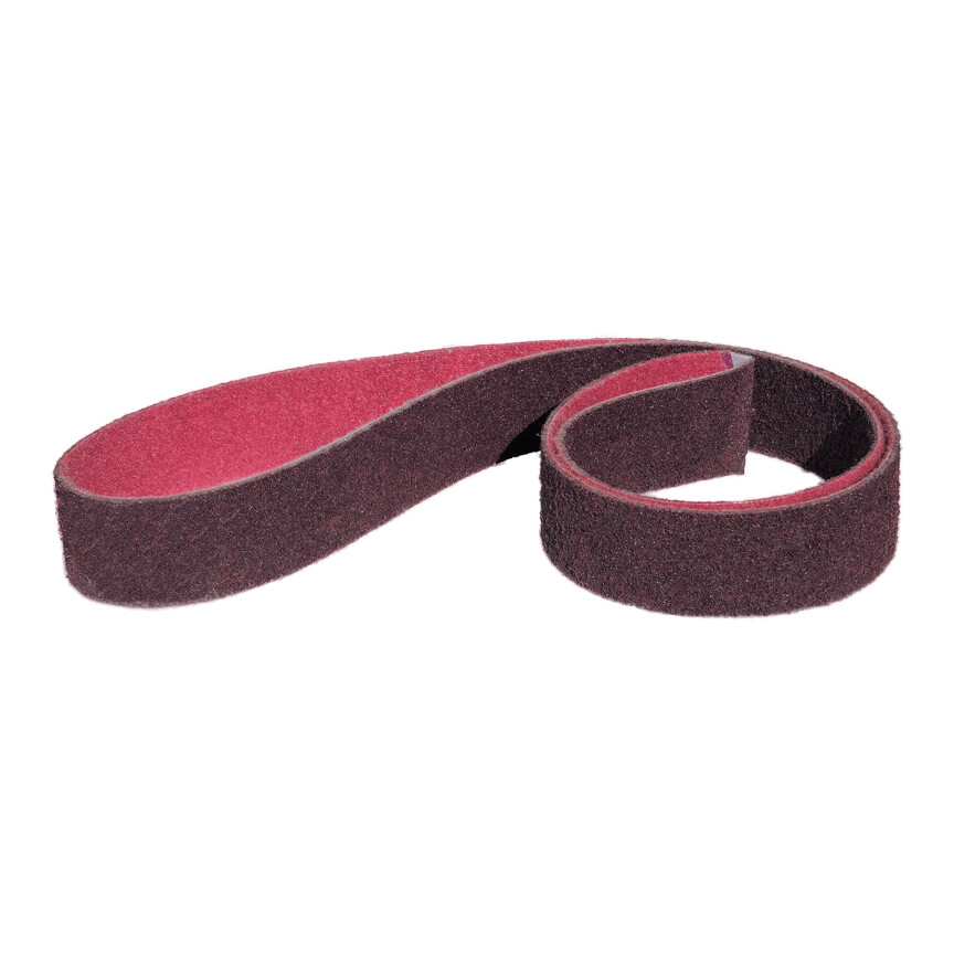 1-1/2" x 30" Inch Surface Conditioning Pipe Sanding Belts Red (Medium) - 5 PACK