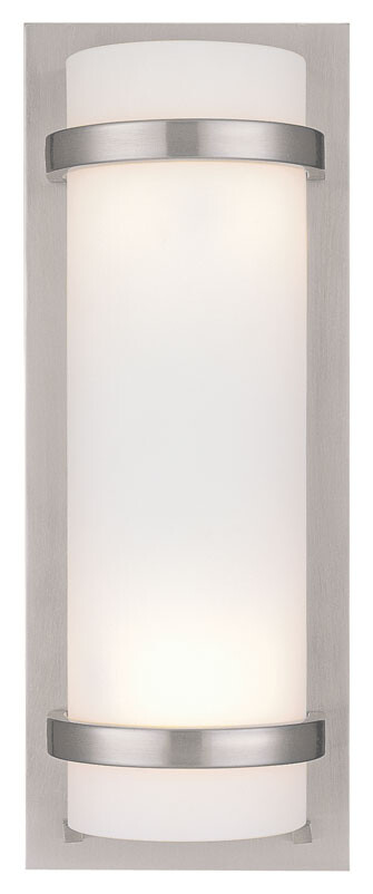 Minka Lavery 2 Light Wall Sconce, Brushed Nickel