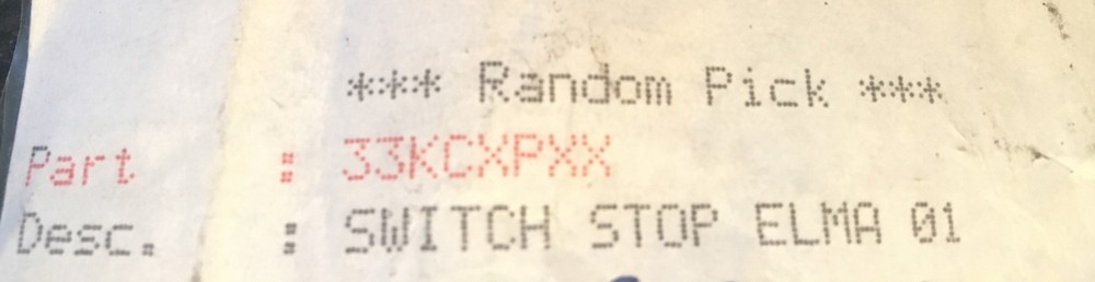 Elma Rotary Switch 1 Deck 1 Pol