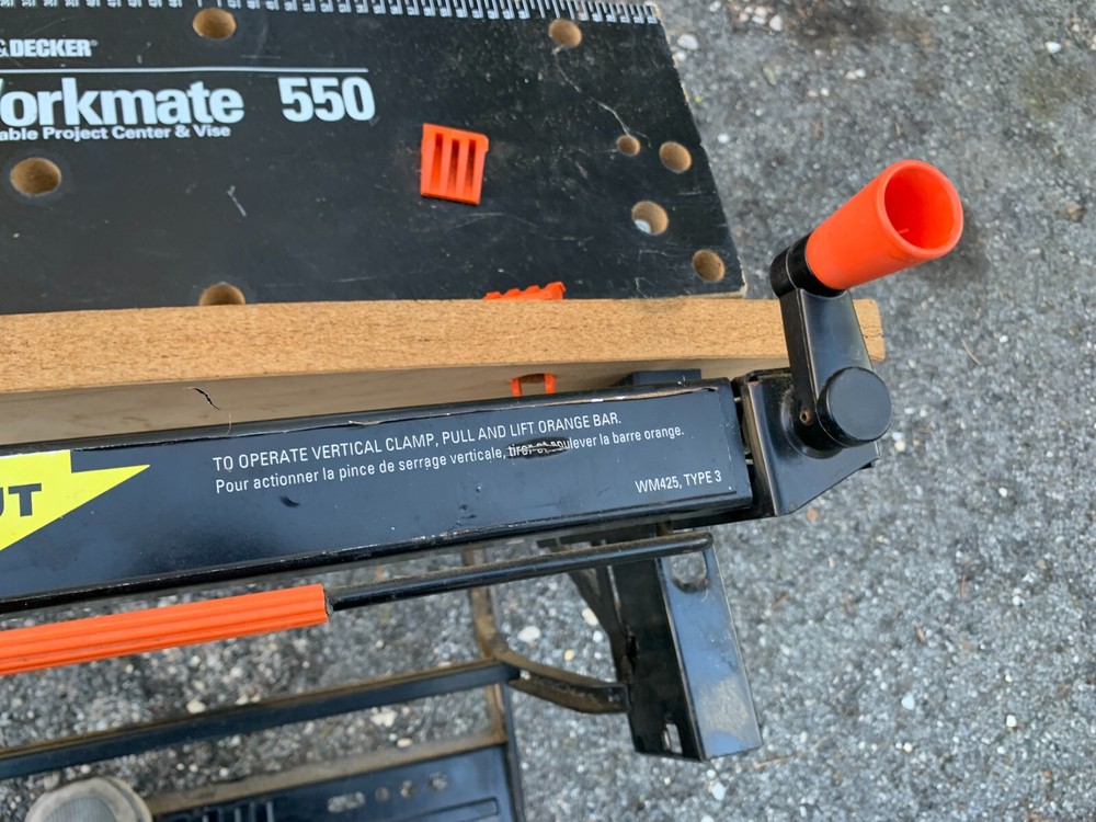 Black & Decker Workmate 550 Work Station Bench Adjustable Table Folding Portable