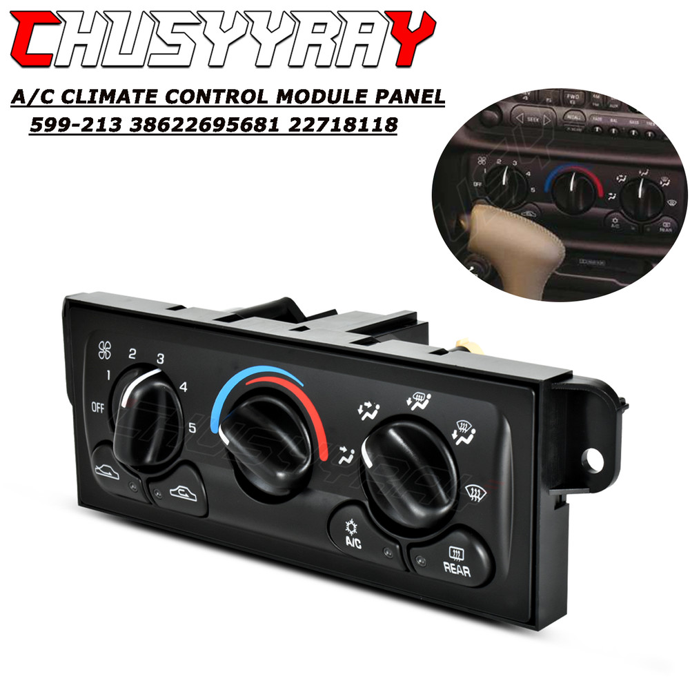 Climate Control Unit A/C Heater Control Switch For 1997-1999 Oldsmobile Cutlass