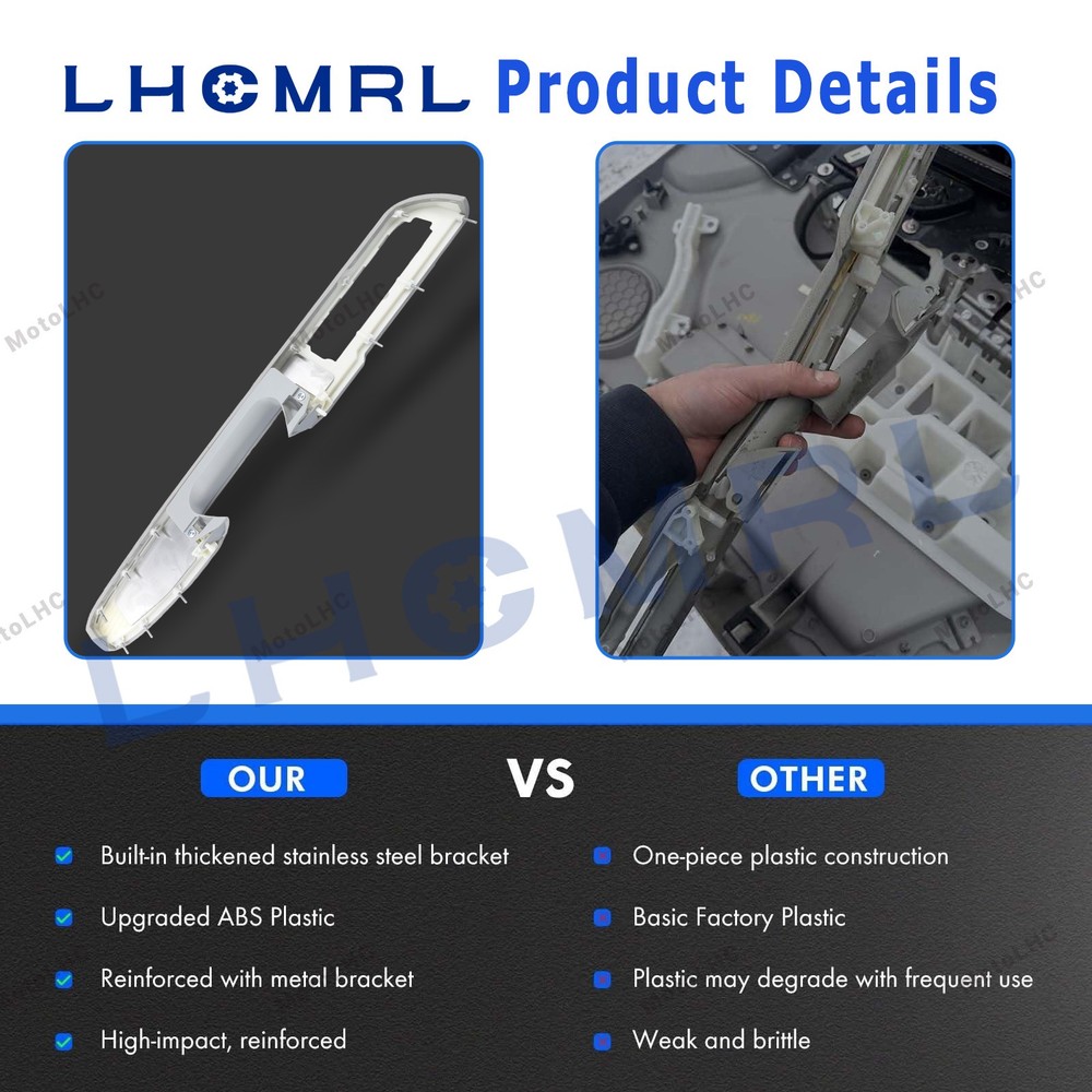 Driver Side Inner Door Pull Handle Armrest Repair for 2010-2014 Chevy GMC