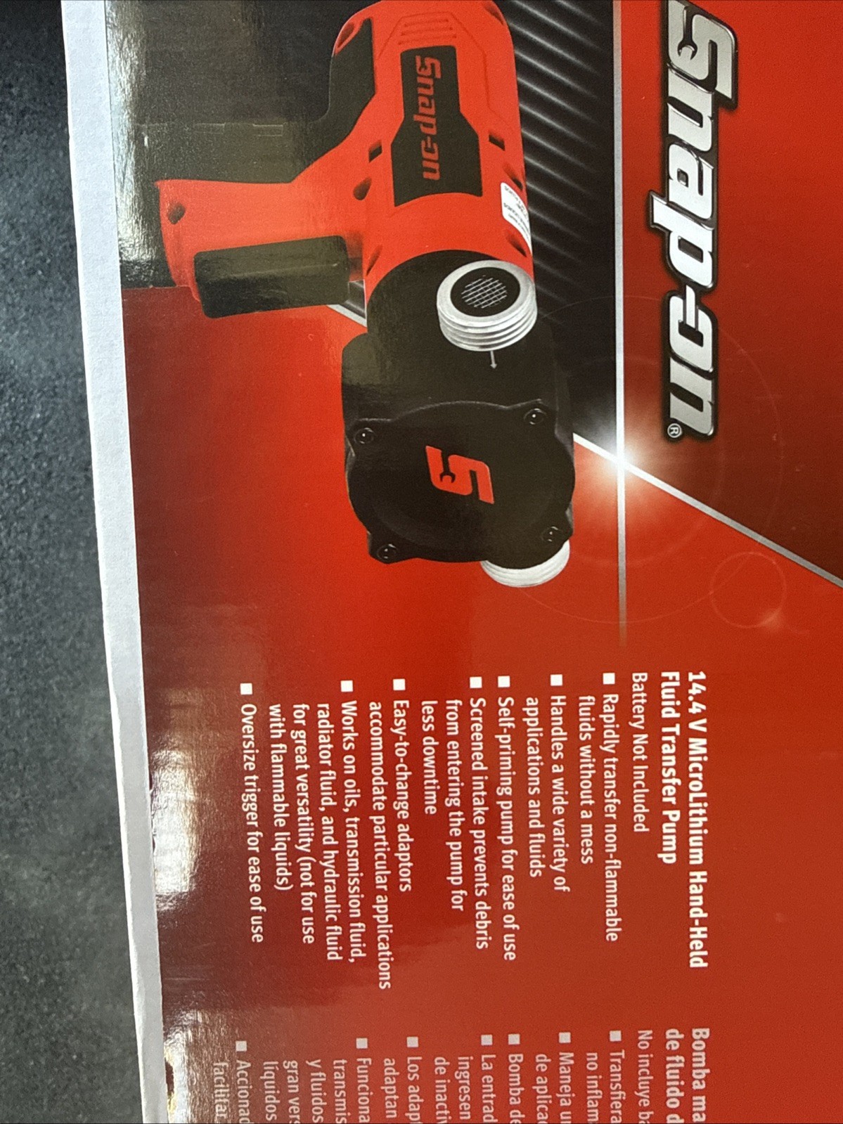 For Snap On CTTP861DB Cordless Brushless Handheld Fluid Transfer Pump Tool Only