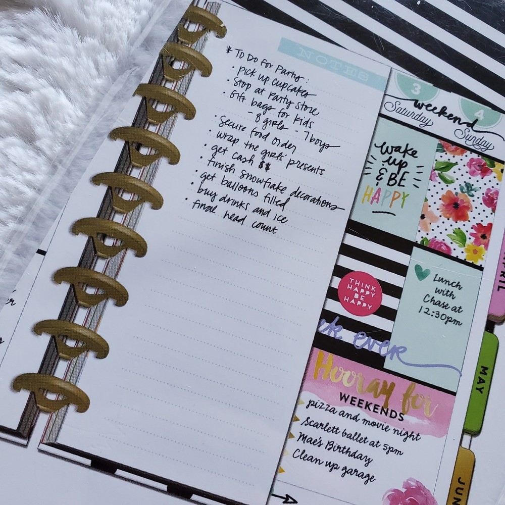 The Happy Planner Half Sheets Classic Notes List