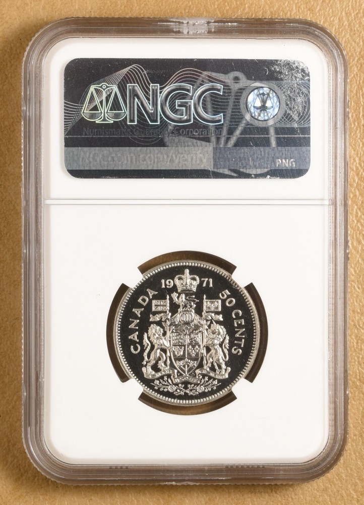 1971 Canada 50 Cents 'Unc Set Issue' NGC MS67