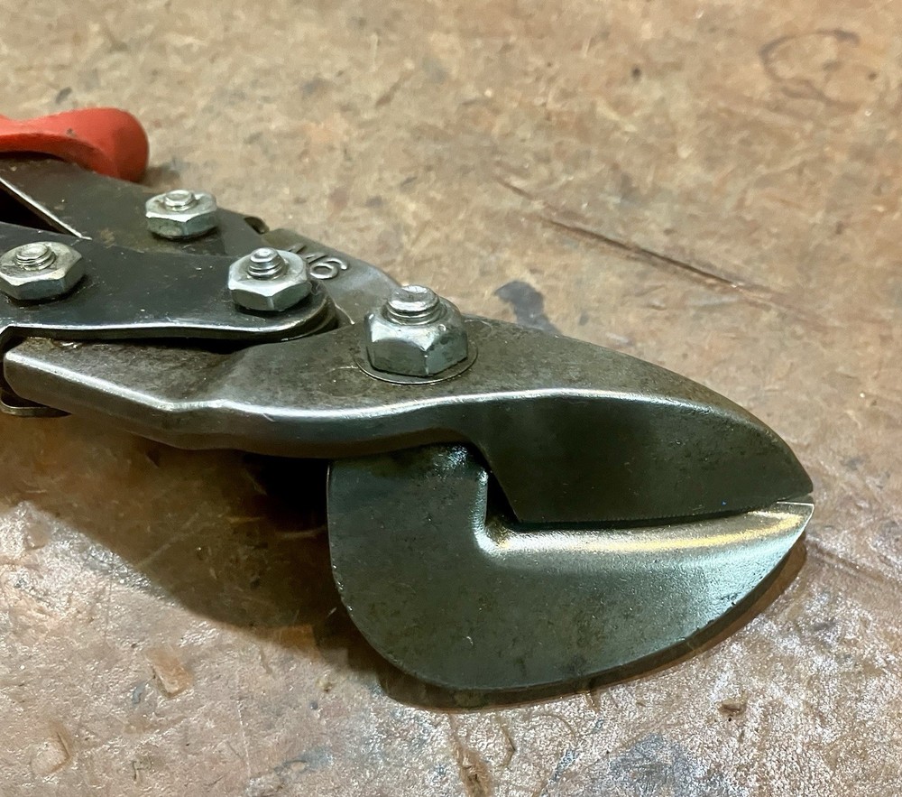 Wiss M6 Offset Left Aviation Snips • Made USA