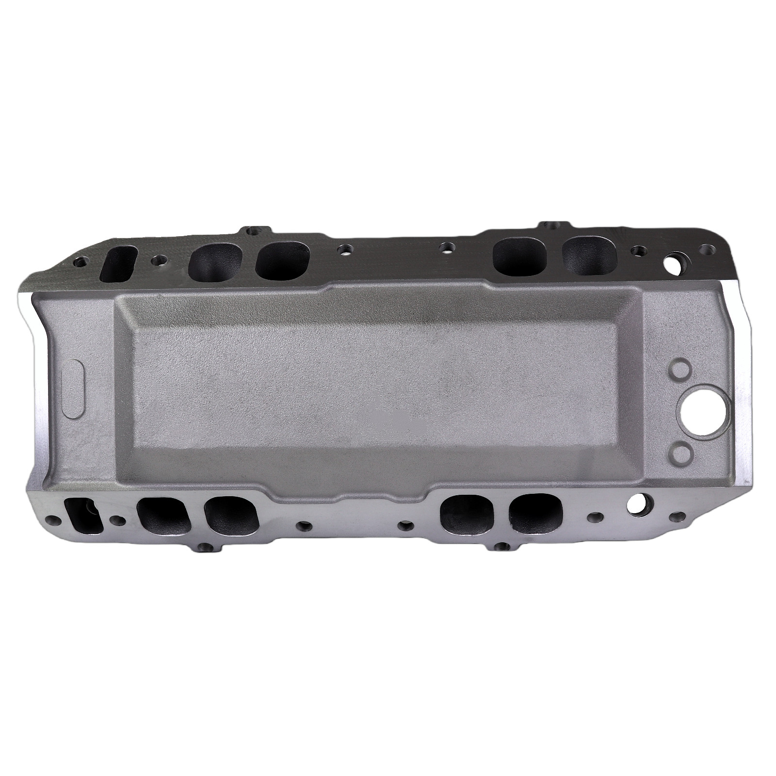 BBC 396-454 Dual Oval Port Air-Gap Intake Manifold For Big Block Chevy V8 Black