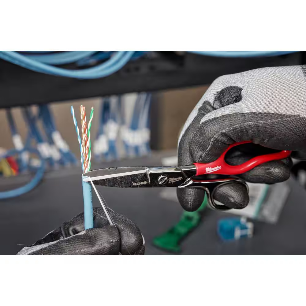 Milwaukee Electrician Scissors with Extended Handle 48 22