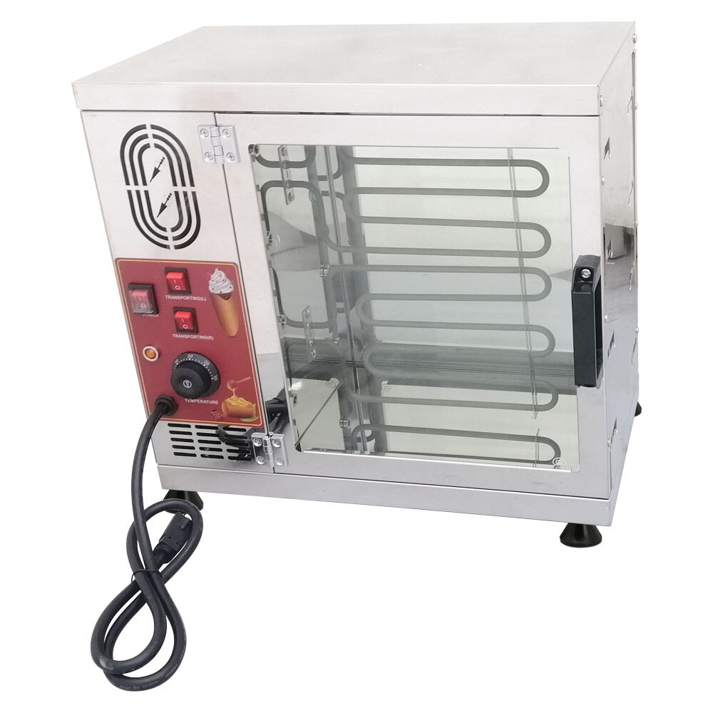 Commercial Electric 110V Ice Cream Cone Chimney Cake Roll Maker Oven Machine