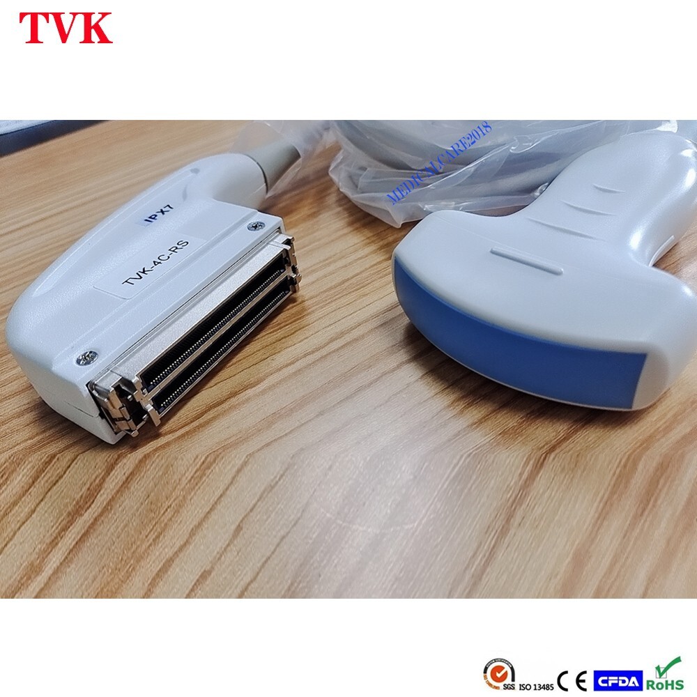 GE 4C-RS Convex Array Probe For Vivid S5, S6, Logiq e / i, Compatible Transducer