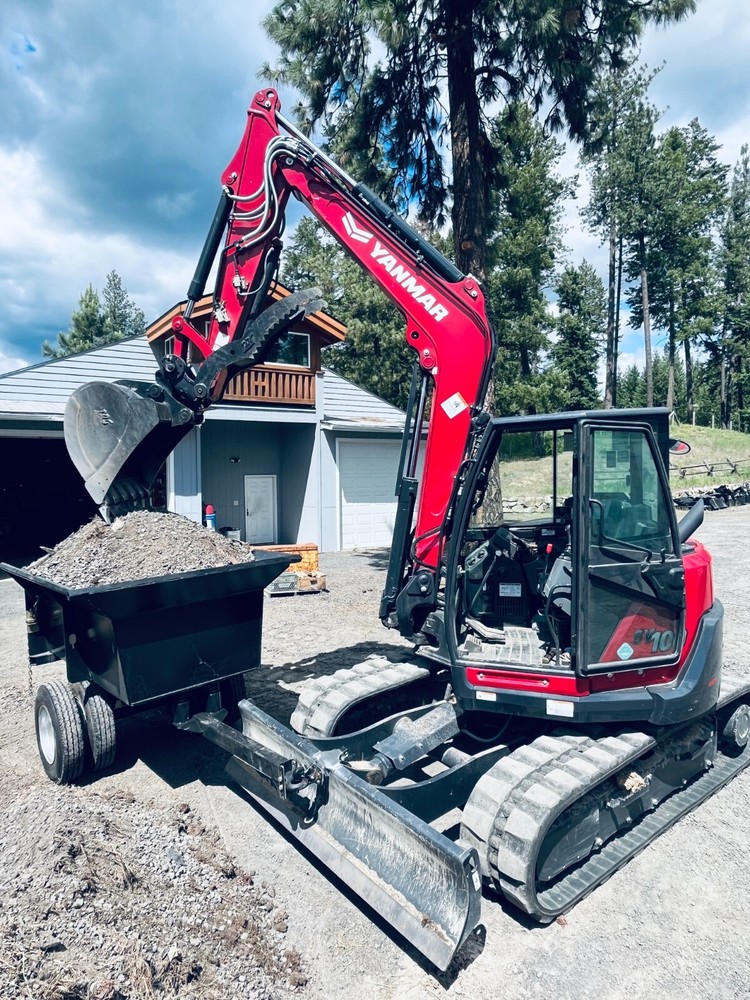 Compact Excavator Dump Trailer