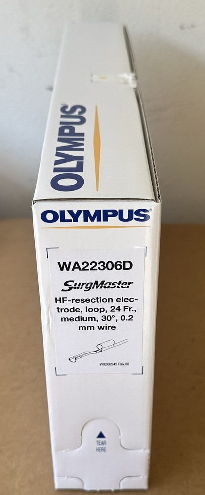 WA22302D OLYMPUS TURIS HF-RESECTION ELECTRODE, LOOP, MEDIUM 12° One Pcs In Date