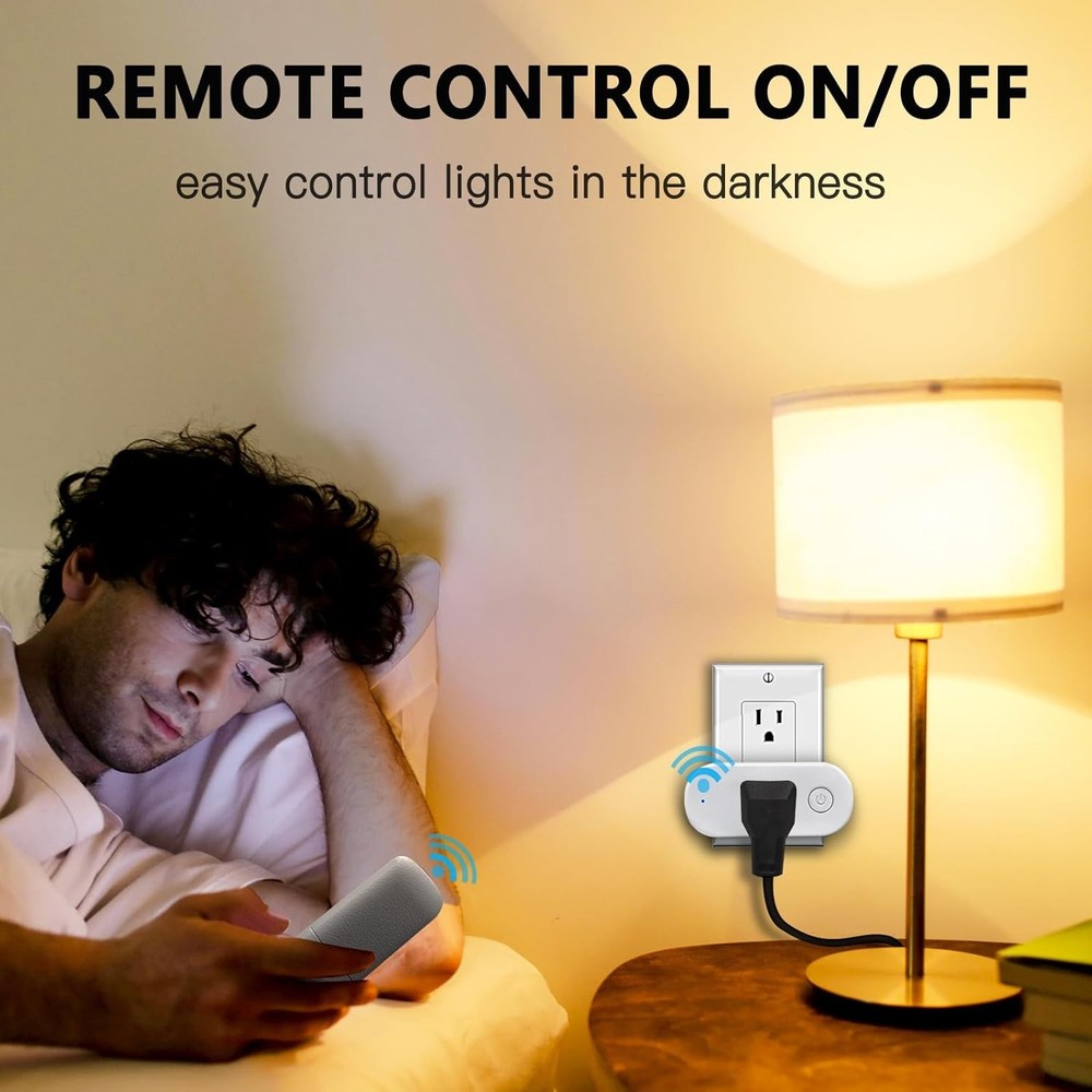 Remote Control Outlet Plug, Wireless Light Switch for Indoor Use