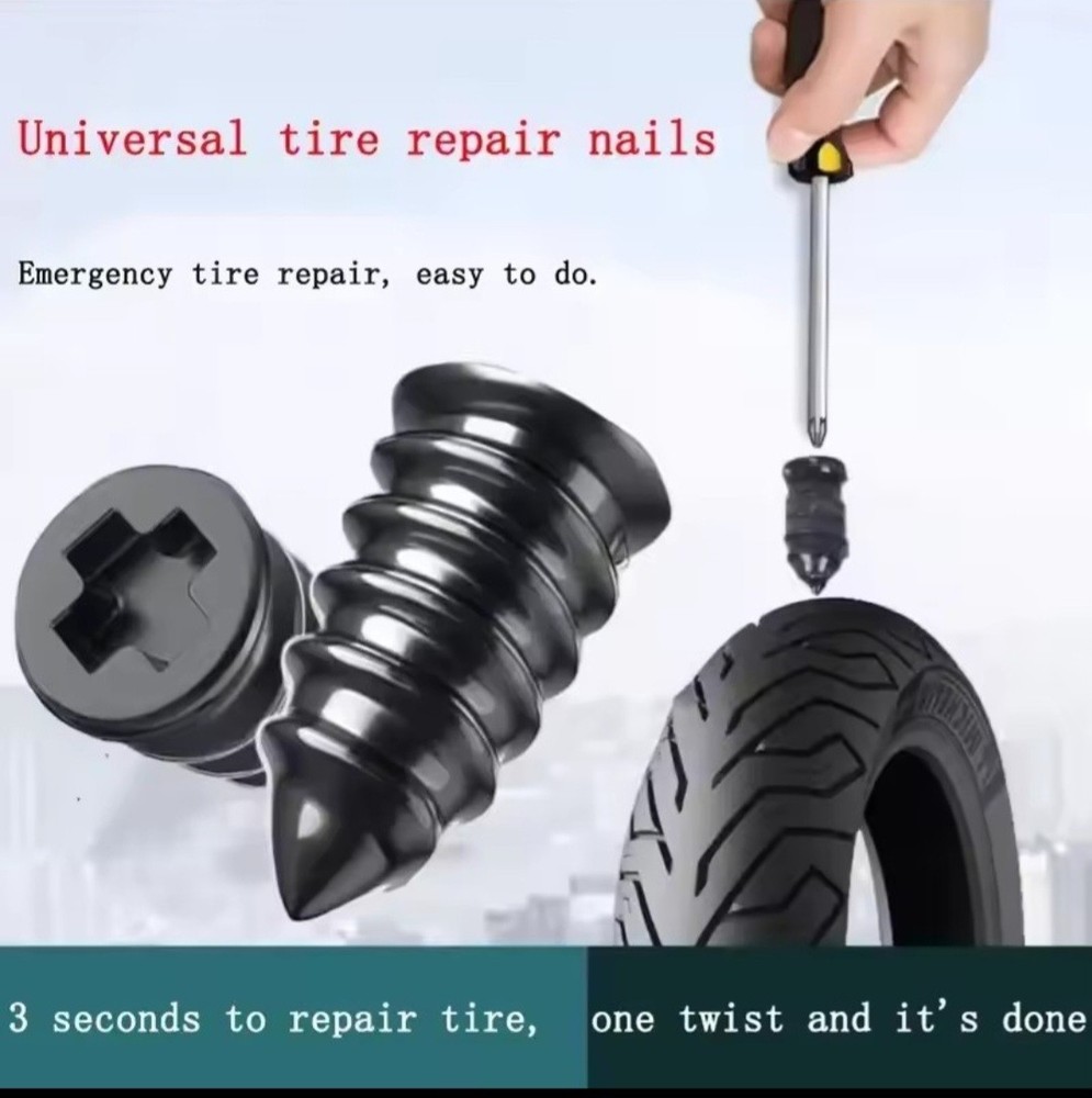 Screw Vacuum Tyre Repair (10 Pcs)