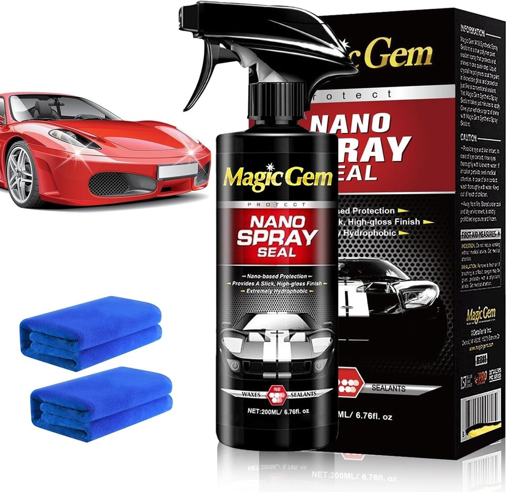 Magic Gem Car Coating Spray, Nano Scratch Removal Coating...