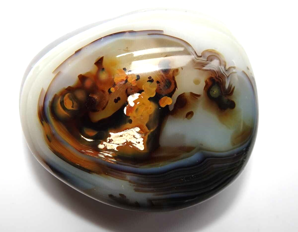 Dendritic Agate Polished Palmstone Madagascar sc750i