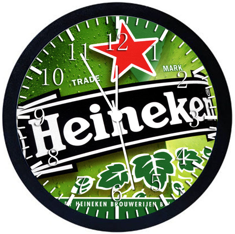 Beer Black Frame Wall Clock Z22