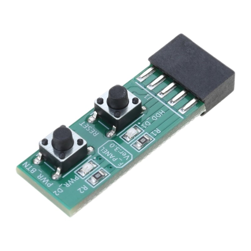 2x5 Pin ResetPower ONOFF Switches Board Adapter for Computer Connection