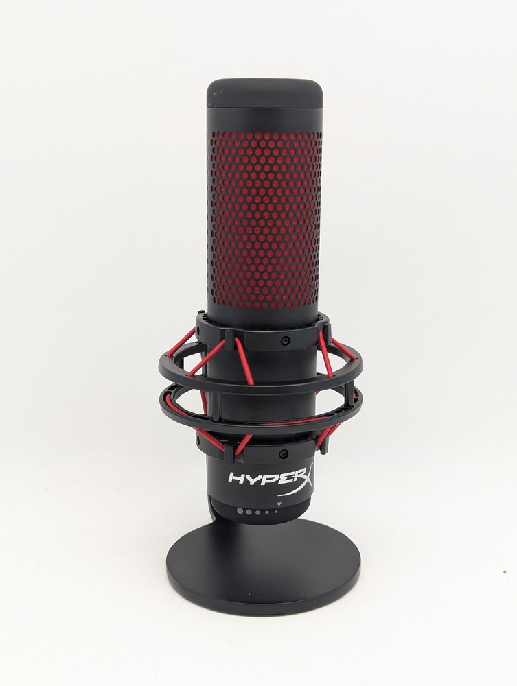 HyperX QuadCast USB Condenser Microphone Black/Red (4P5P6AA) for PC/PS4/PS5