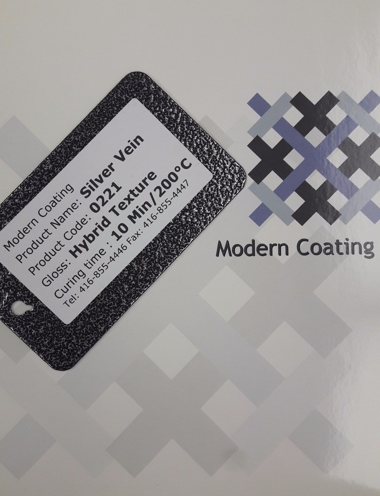 Silver vein Powder coating paint / 1 LB