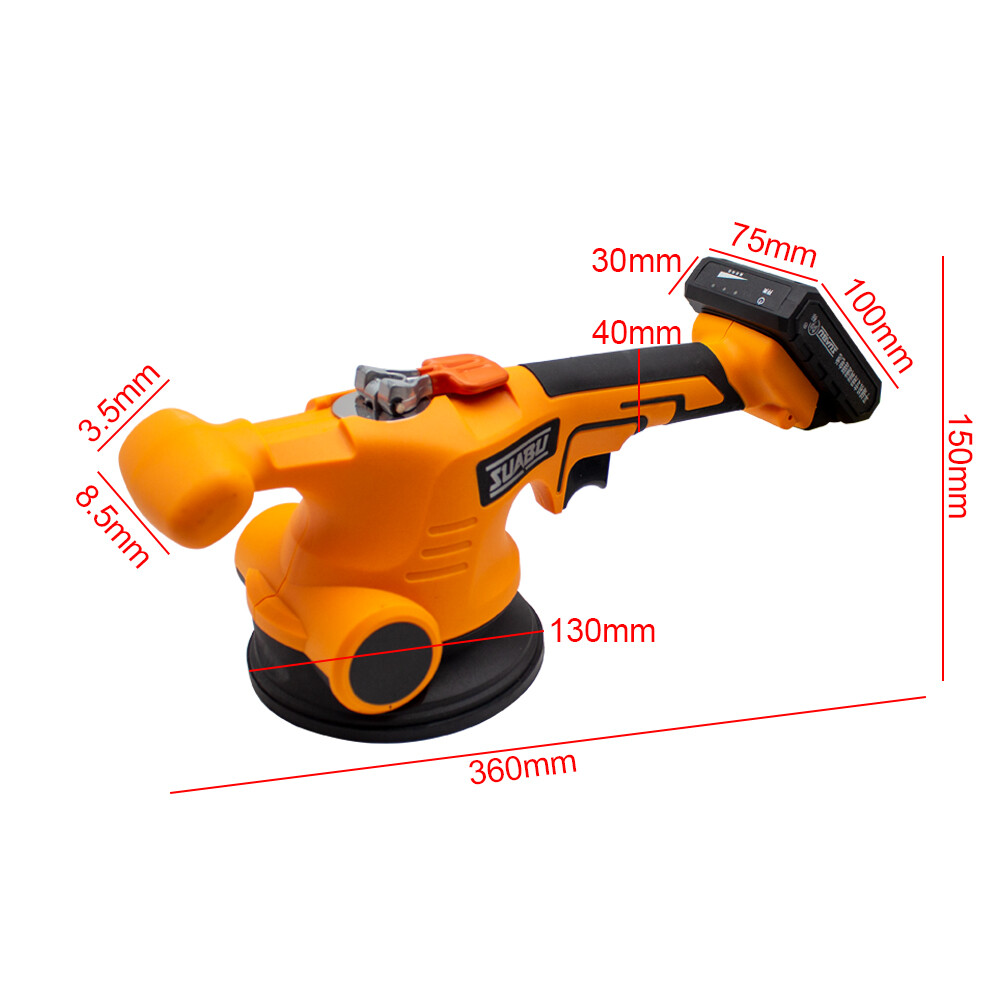 Electric Wireless Tile Tiler Vibrator Leveling Machine Tile Floor Laying Tools