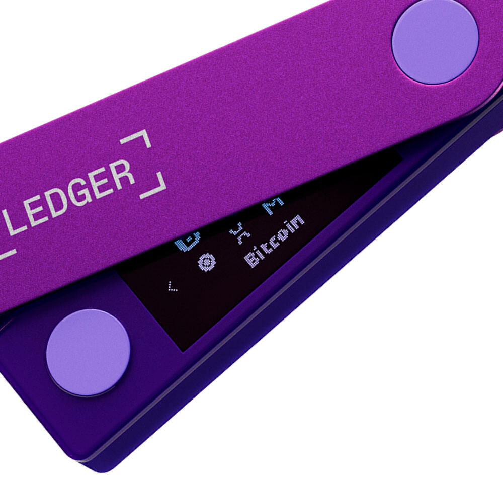 Ledger - Nano X Crypto Hardware Wallet - Bluetooth - Amethyst Purple