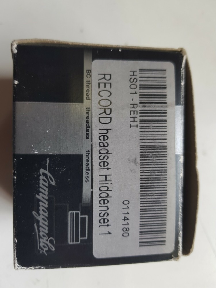 Campagnolo record hidden threadlesd Headset NIB 1 inch
