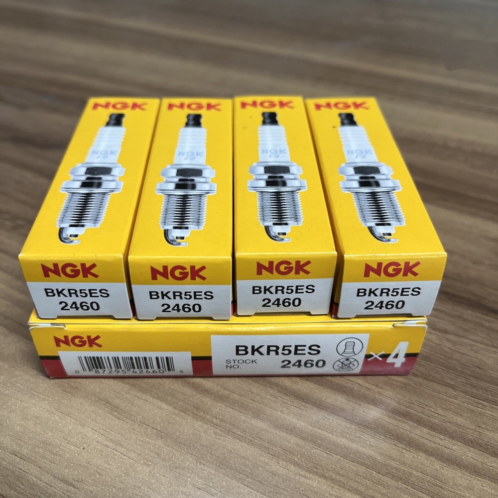 4 pack NGK BKR5ES/2460 spark plugs