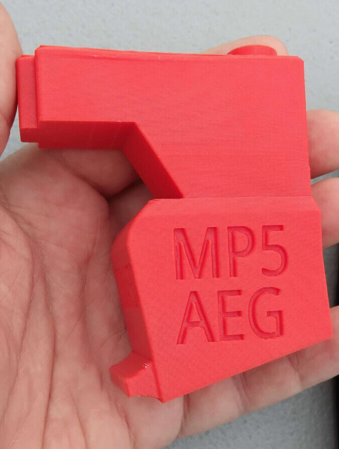 Airsoft MP5 AEG Odin Speedloader Adapter (Red)