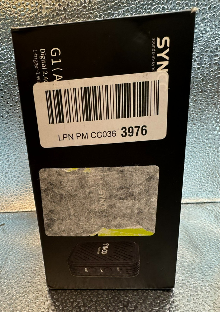 SYNCO G1 A1 Wireless Microphone System with Transmitter Receiver Kit for Camera