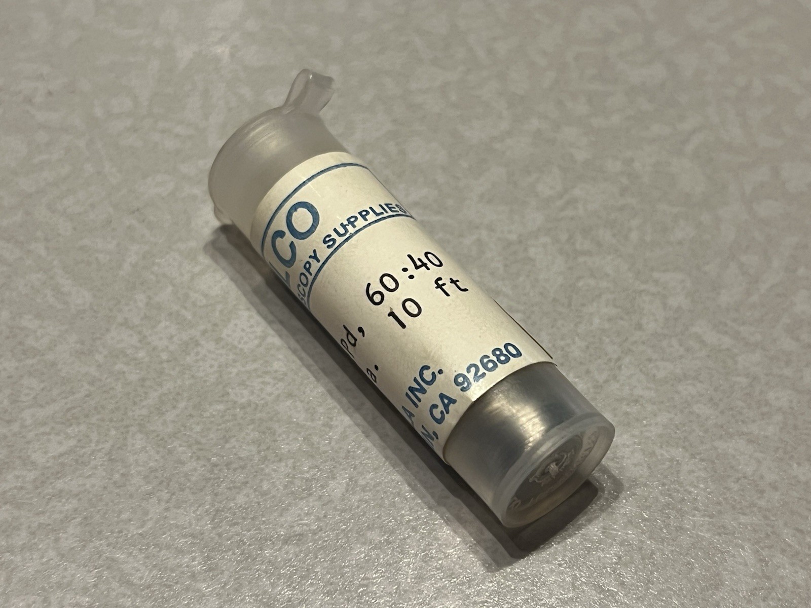 Ted Pella Au/Pd 60:40 Wire 0.008" – SEM Sputter Coater Target Wire – Per Inch