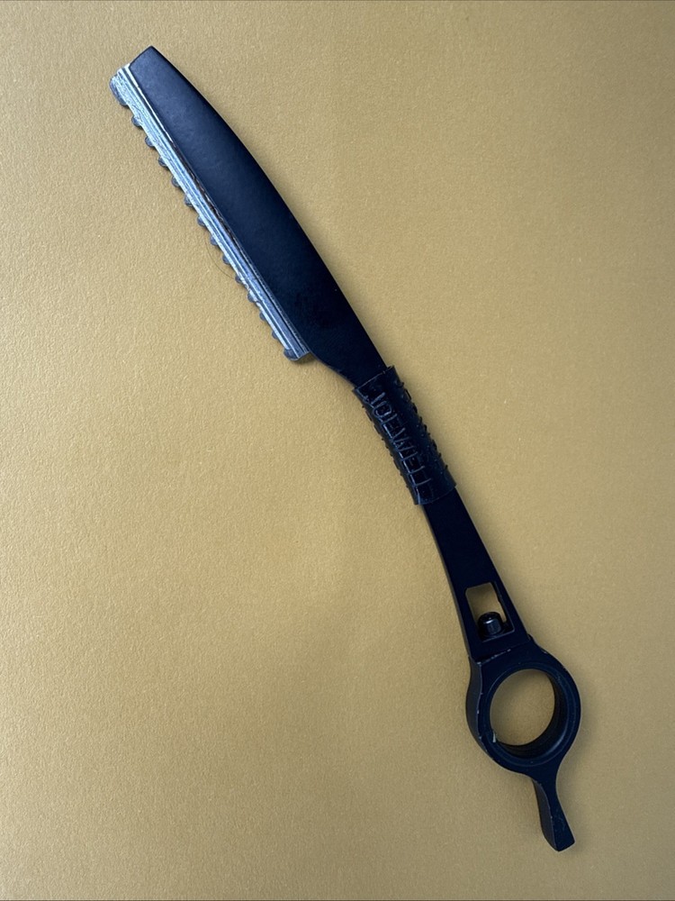 Joewell Straight Razor Black Pivot Handle