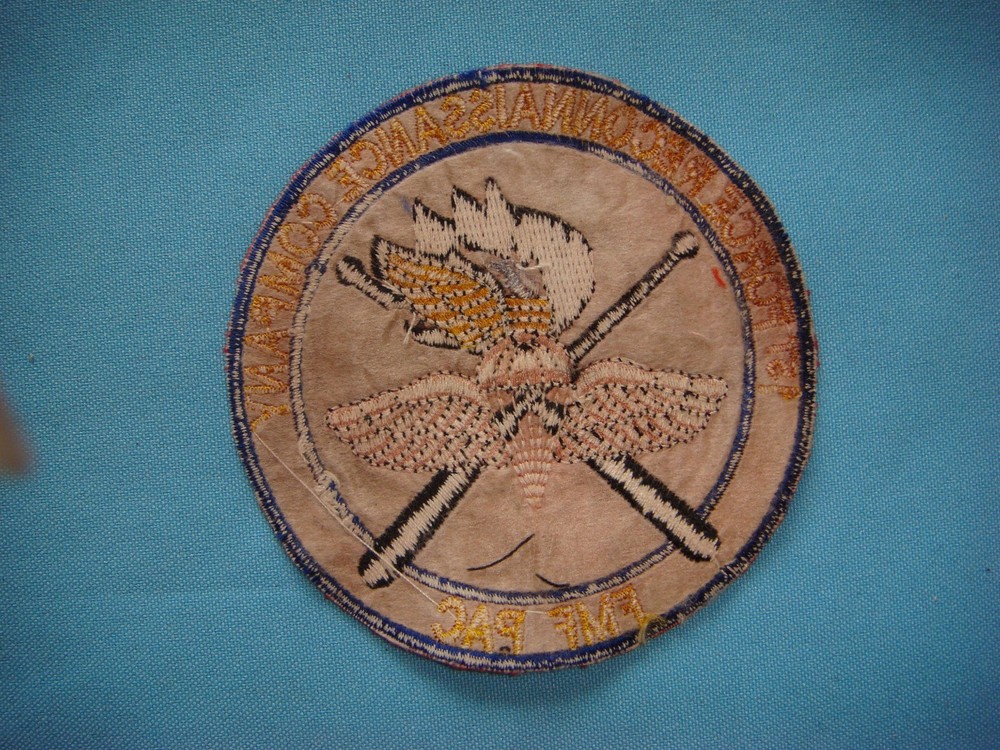 VIETNAM WAR PATCH, USMC 1st FORCE RECONNAISSANCE COMPANY FMF PAC