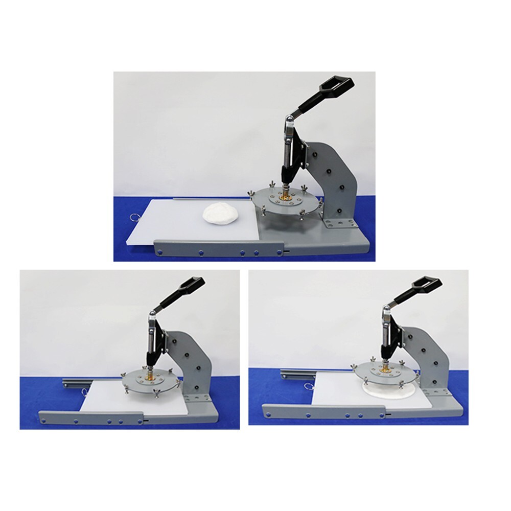 Manual Pastry Press Machine Dough Cake Press 8×8'' Adjust Thickness Kitchen Ware
