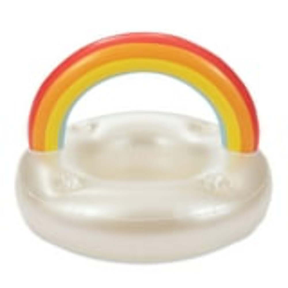 Inflatable Rainbow Beverage Holder Pool Float, Adults