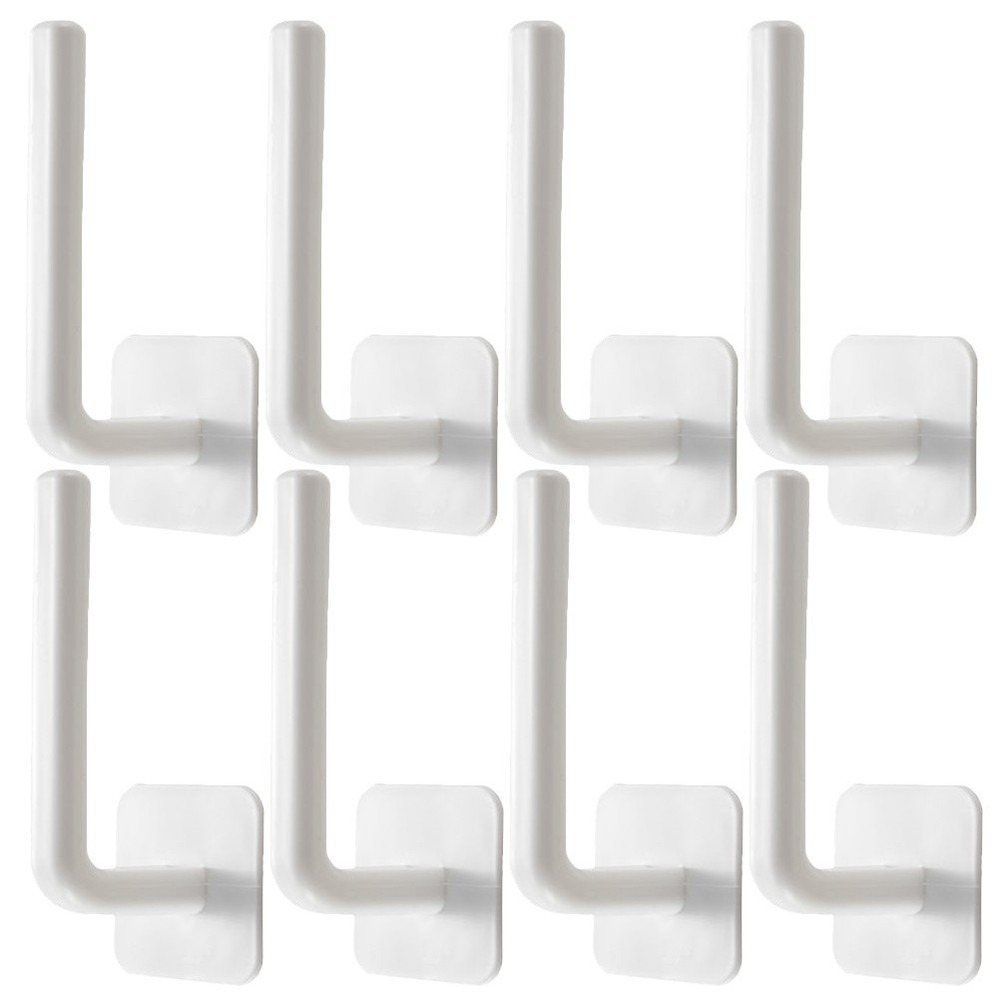 8 Pcs Strong Sticker Hook Hanging Hooks Adhesive Sticky for Kitchen