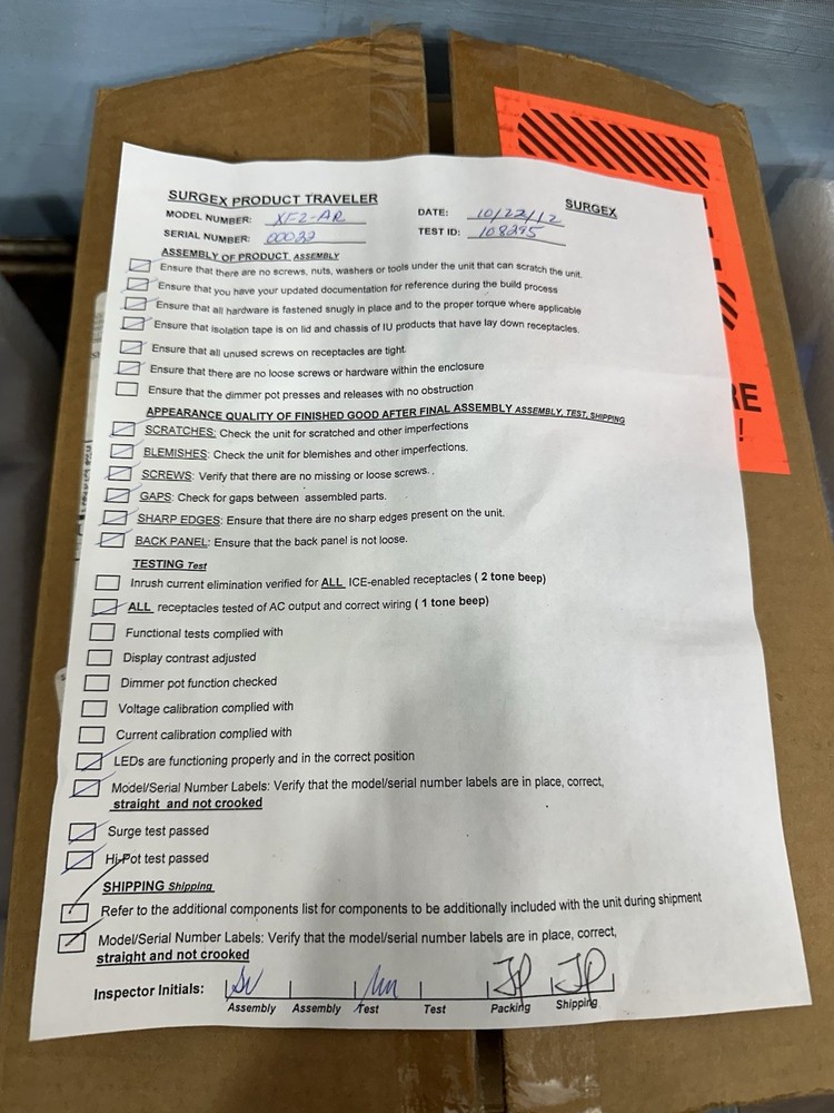 XF2-AR SurgeX New surge protector