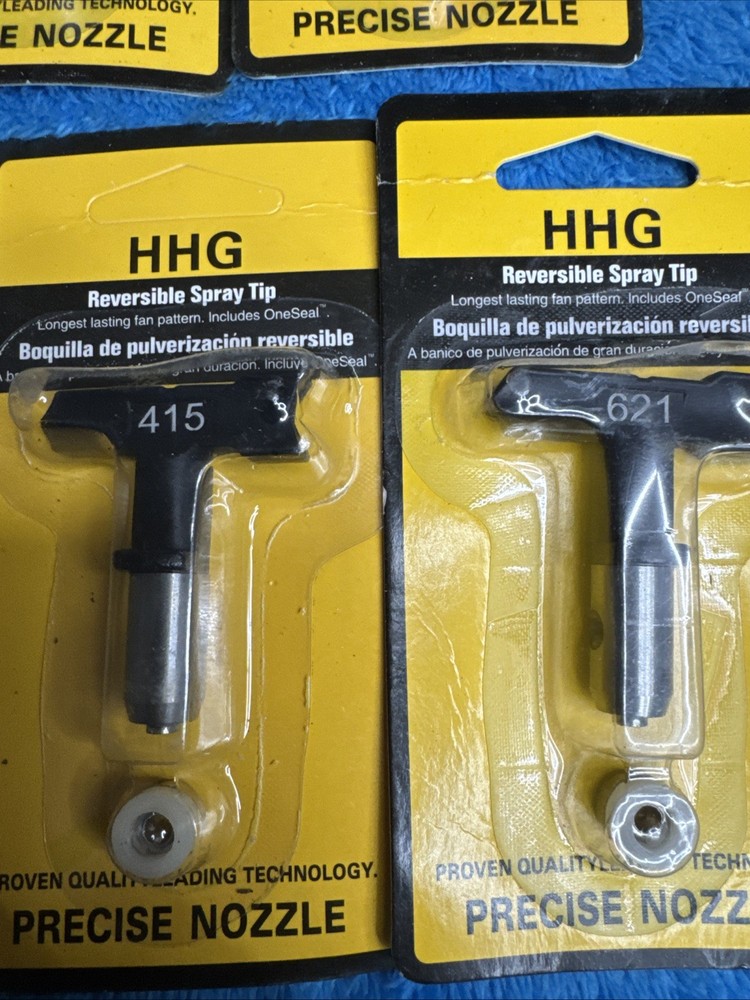 HHG Reversible Spray Tips Lot Of 7