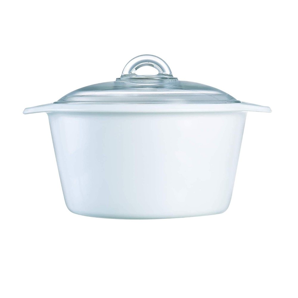 Luminarc Vitro Blooming Round Ceramic Casserole Dish With Lid, 5 Quart