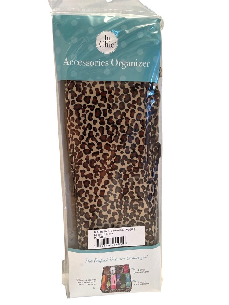 Perfect Drawer Accessory Organizer Storage Sections Compartments Leopard Print