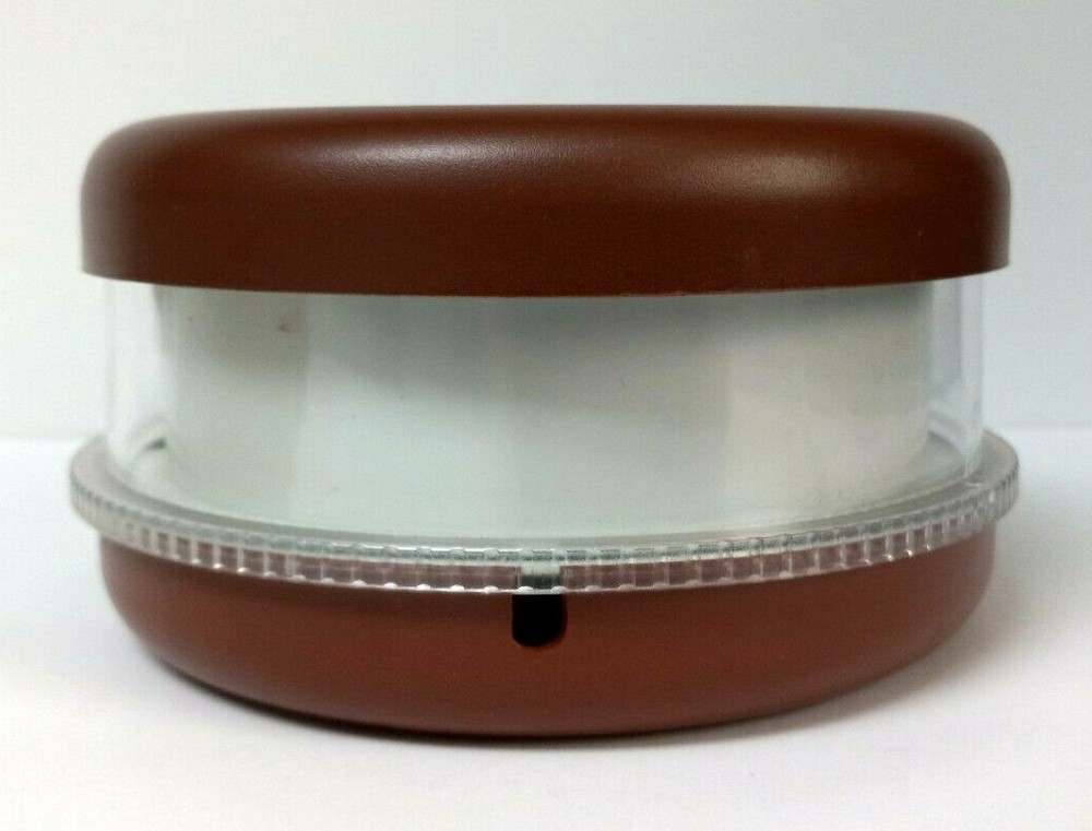 Vintage 1983 Wall-Collins Kitchen Compact Adjustable Scale With Box Brown/Tan