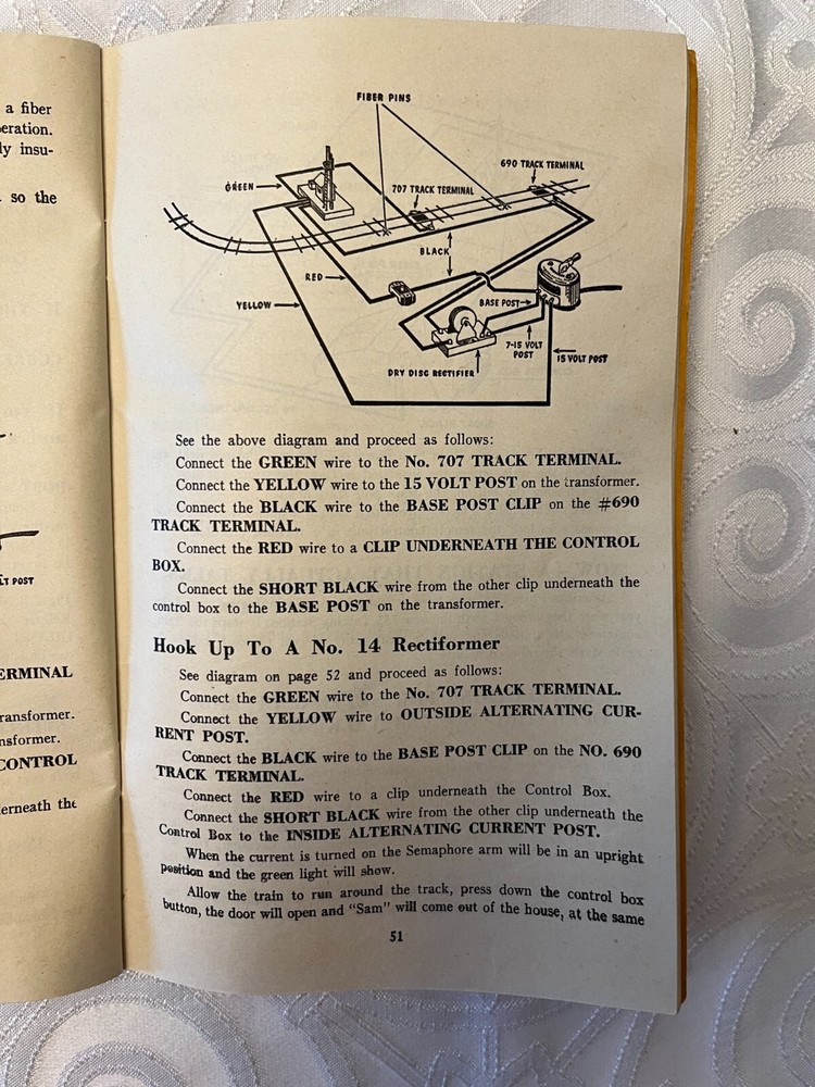 Instructions for Assembling and Operating American Flyer 3/16" Scale Trains 1949
