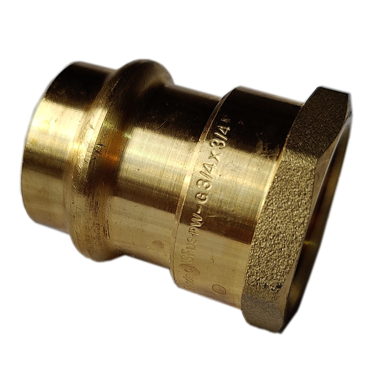 25 Pieces 3/4" Press Female Adapter, Lead Free Brass, 3/4" Press Fit Female