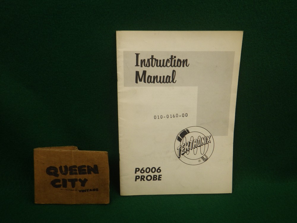 TEKTRONIX P6006 probe operator manual