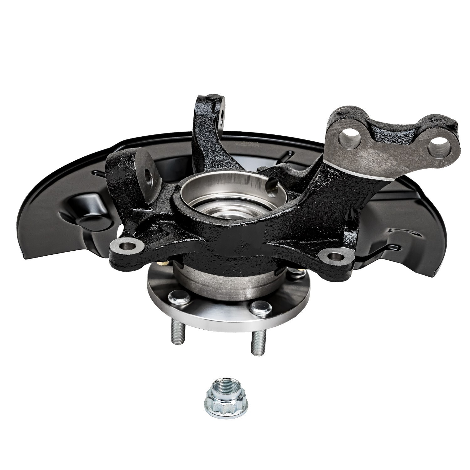 Front Steering Knuckles & Wheel Hub Bearings Set for 2012-2017 Toyota Camry 2.5L