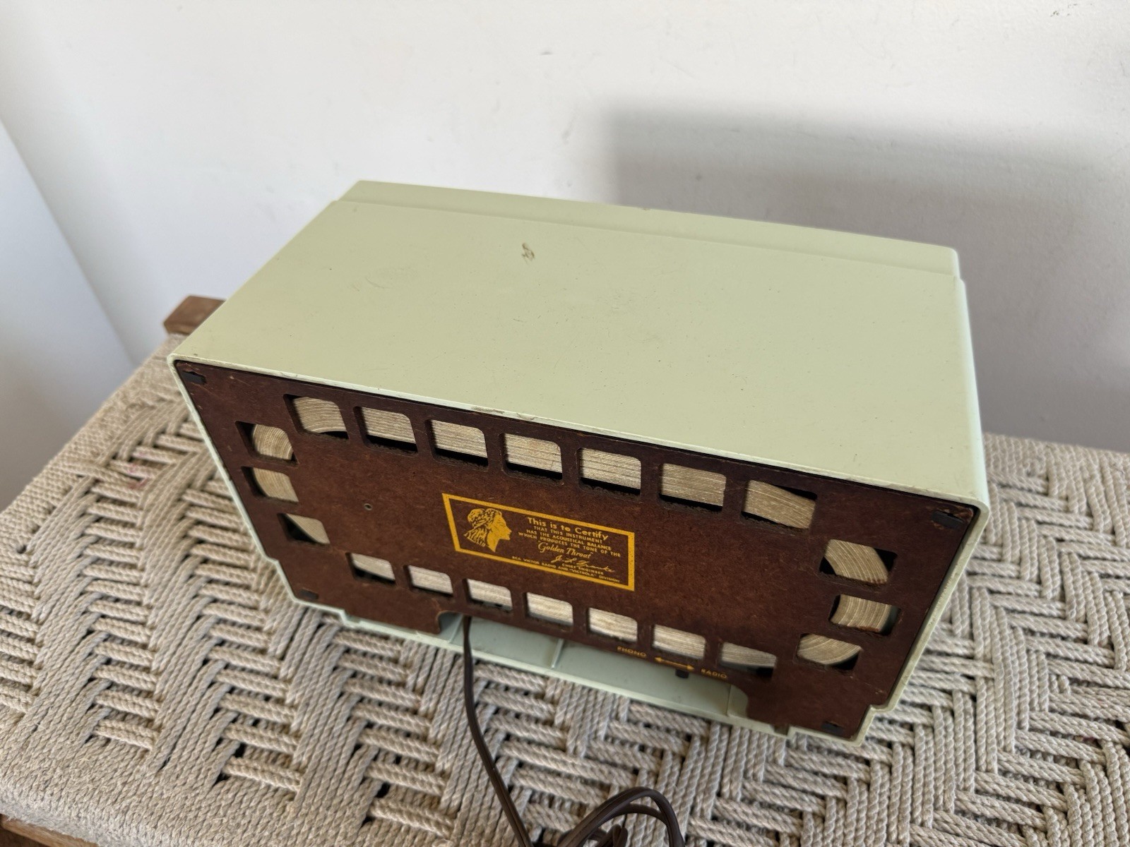 🍊Vintage 1956 RCA Victor Tube AM Radio Receiver | Model 6-XD-5 “The Glendon”